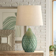 Load image into Gallery viewer, Kate Green Ceramic Table Lamp by 360 Lighting