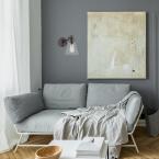 Load image into Gallery viewer, LeClair 1-Light Dark Bronze Plug-In or Hardwire Industrial Wall Sconce
