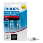 Load image into Gallery viewer, 20-Watt T3 Halogen 12-Volt G4 Capsule Dimmable Light Bulb (2-Pack)